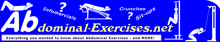 Dieting and weightloss facts about abdominal exercises.   Can you loose weight using ab machines?    weightloss myths.